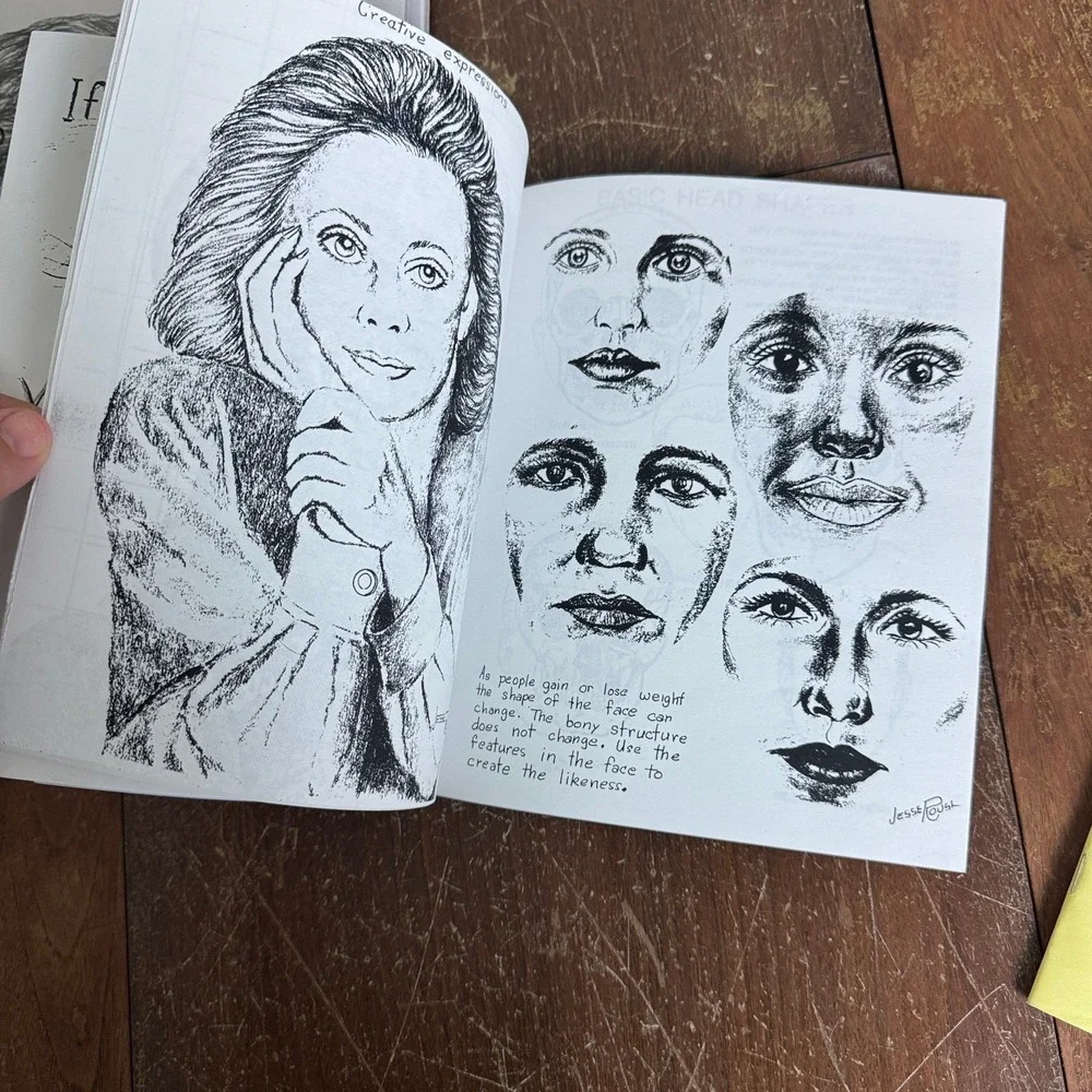 Faces and Features Book 1 Binder Booklets Law Enforcement Art Jesse‎ Rouse